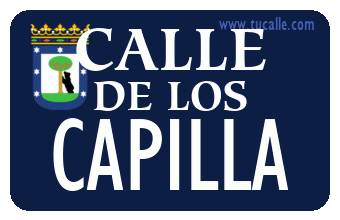 cartel_de_calle-de los-Capilla_en_madrid_antiguo